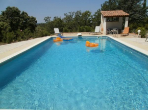Grand studio au calme, immense piscine avec plongeoir, superbe vue